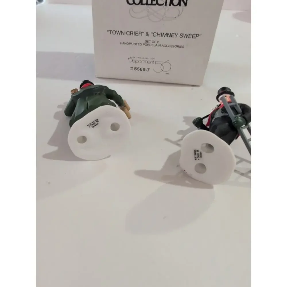 Dept 56,Heritage Village Accessories - Town Crier &‎ Chimney Sweep #5569-7